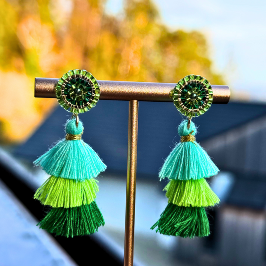 Emerald Tassels